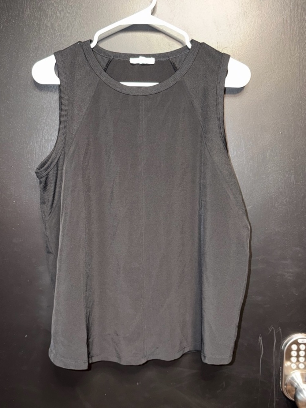 Maurices Black Crewneck Tank Top